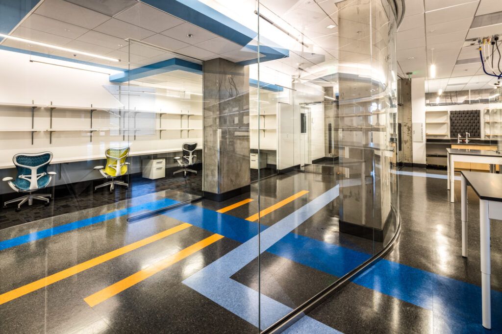 LEBA Architects | Renovated BSL2+ Computational and Wet Laboratory at Boyer Hall, UCLA