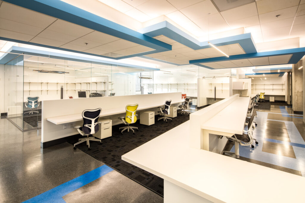 LEBA Architects | Renovated BSL2+ Computational and Wet Laboratory at Boyer Hall, UCLA