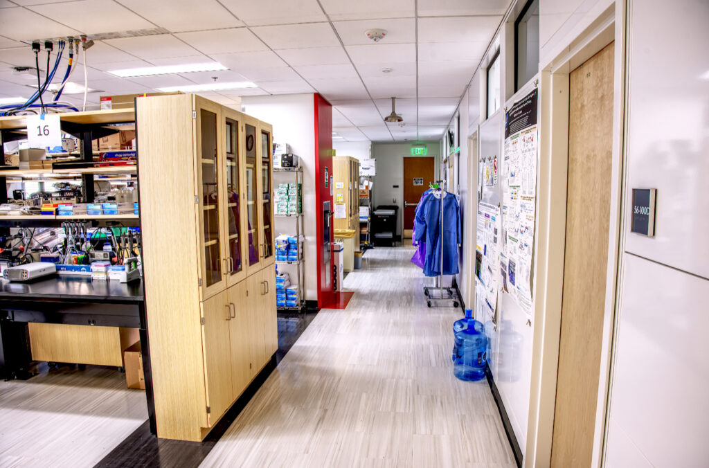 LEBA Architects | Renovated Wet Lab Cancer Research Space at CHS, UCLA